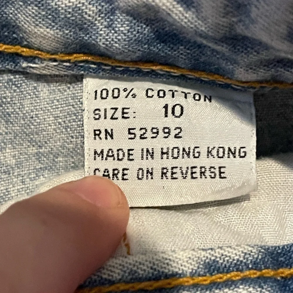 Jordache vintage acid wash overall shorts